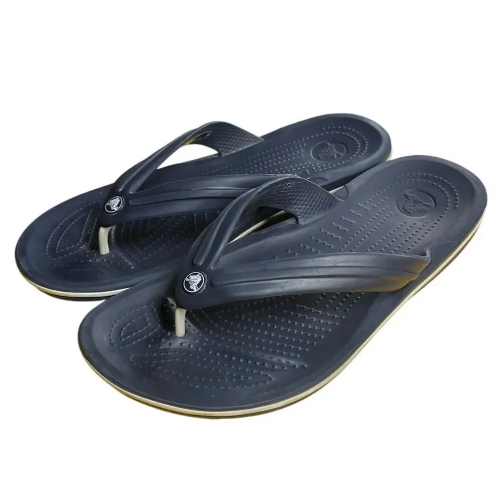 Unisex Crocs Crocband Rubber Flat Slip-On Flip-Flop Thong Sandal M10/W12 Blue
